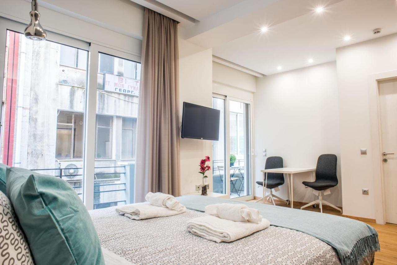 A25 Pristine & Sunny Flat With Balcony At Downtown Athens Lägenhet Exteriör bild