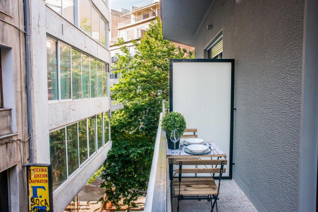 A25 Pristine & Sunny Flat With Balcony At Downtown Athens Lägenhet Exteriör bild